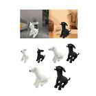 PU Leather Dog Mannequins Pet Clothing Form Display Stand Hanger Soft Sitting