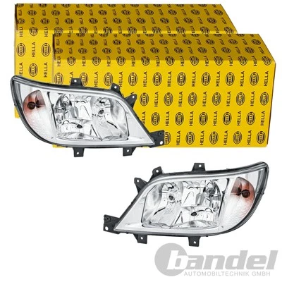 2x HELLA HALOGEN SCHEINWERFER SATZ passend für MERCEDES-BENZ SPRINTER - Bild 1 von 4