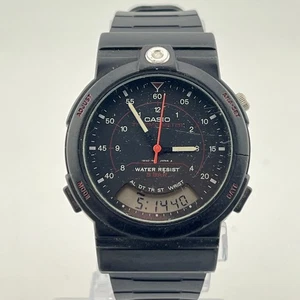 Casio AW-10 Ana Digi Thermometer Chronograph Digitaluhr Modul 377 Japan - Bild 1 von 16