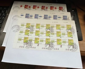 Israel 2009 Virtual Communications Full Sheets On FDC’s! - Picture 1 of 1