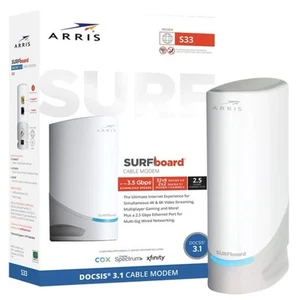 Módem por cable ARRIS-S33 | SURFboard® DOCSIS® 3.1 | 2,5 GBPS - Imagen 1 de 8