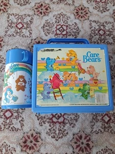 Care Bear Plastic Lunchbox and Thermos - Picture 1 of 6