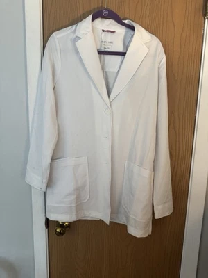 Healing Hands White Nursing Coat - Image 1 of 4