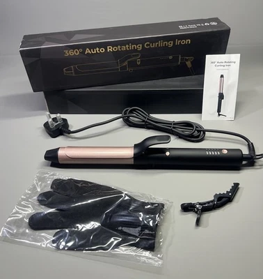 Automatic Hair Curler Iron Tongs Rotating Long Barrel 32mm 230C Friendly Use - Image 1 of 4