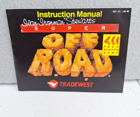 Super Off Road Ivan Ironman Stewarts NES Nintendo Manual de instrucciones solamente