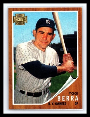 💥 YOGI BERRA 2001 Topps Archives #116 - 1962 Retro - Image 1 of 2