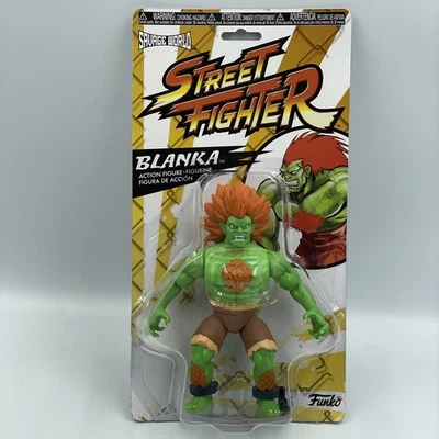 Street Fighter • Blanka Action Figure • Funko Savage World • New on Card - Image 1 of 4