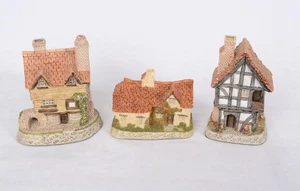 Vintage David Winter Cottages Menge 3 Weinhändler, Sussex & Spinner Cottage - Bild 1 von 10