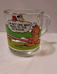 1978 Garfield McDonald’s Collectors Glass Coffee Tea Mug Vintage Retro Kitchen - Picture 1 of 8