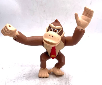 Donkey Kong Action Figure Nintendo 1999 Toysite 5.25 Inch Vintage N64 - Image 1 of 4