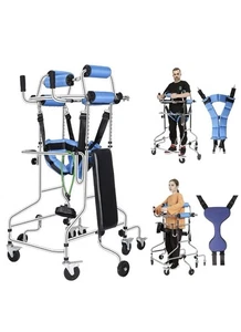 Caminante de pie para adultos mayores, rehabilitación de hemiplejía hemi caminante inferior - Imagen 1 de 6