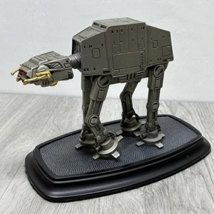 Star Wars Peltre AT-AT con detalles de oro de 24kt y base Franklin Mint 1993 - Imagen 1 de 18