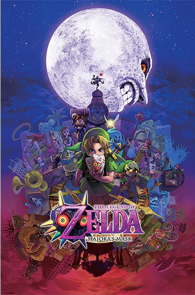 Póster Studio B - Legend of Zelda Majora's Mask Collage Link 24x36" NUEVO P3561 Foto 1 de 1
