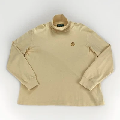 Suéter De Colección Lauren Ralph Lauren Para Mujer Mediano Cuello Alto 100% Algodón Pullover Foto 1 de 4