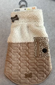 UGGs Dog Coat for, Dog Winter Coat Jacket, Reversible, Medium, Size Chart In Pic - Picture 1 of 12