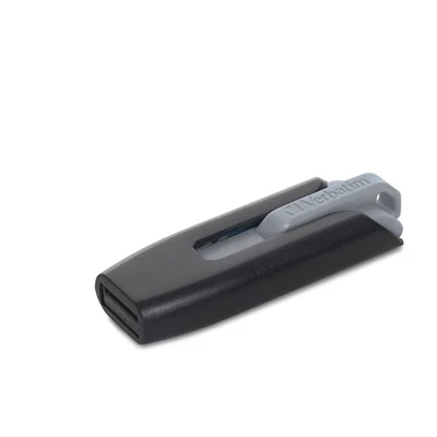Verbatim 49174 64GB V3 Store 'n' Go USB 3.0 Flash Drive - Grey Grey 64GB - Image 1 of 4