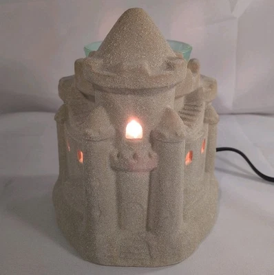 Aquecedor de cera Scentsy 42201 Sandcastle Sand Castle derreter praia náutica APOSENTADO - Imagem 1 de 4