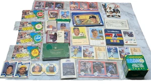 Lot of Baseball Card Packs & Memorabilia Postcards 1980s 1990s Topps Star - Picture 1 of 15
