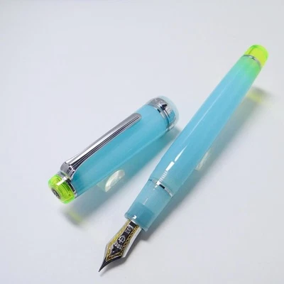 SAILOR Pro Gear BLUE LAGOON 21K Nuevo en Caja MF Cocktail Series 2016 Limited Foto 1 de 4
