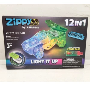 NEW Laser Pegs Zippy Do Car 12-in-1 Light-Up Building Set (21 pcs) 3+ - Picture 1 of 2