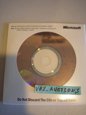 Microsoft Office 2003 Professional Word/Excel/Access/Outlook/PowerPoint =SEALED - Image 1 of 4