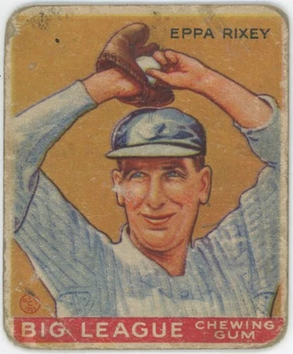 1933 Goudey 74 Rixey Poor 714277  - Image 1 of 2