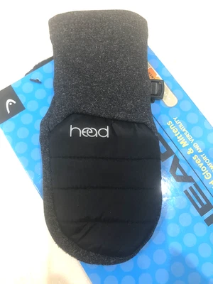 HEAD KIDS MITTENS Hybrid Touchscreen Heather Gray Black XS ages NEW 2-4 D4 - Image 1 of 4