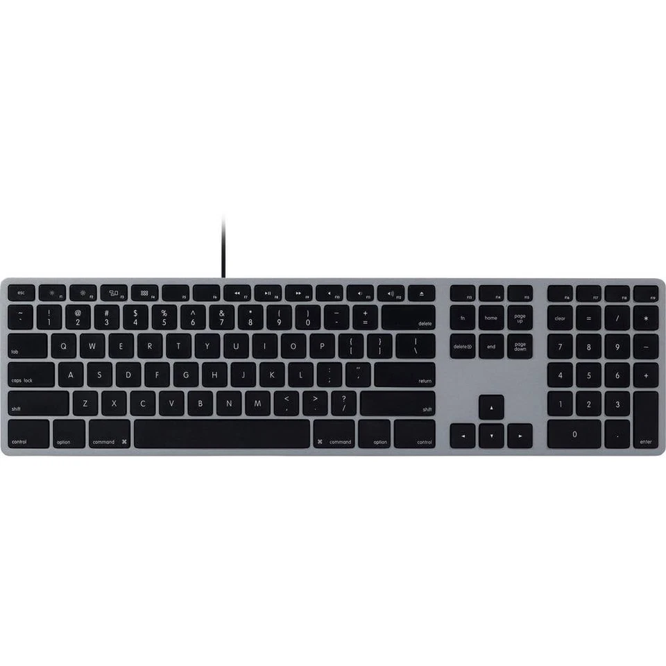 Matias FK318B Wired Aluminium Keyboard for Mac USB Tastatur US-Englisch, QWERTY, - Bild 1 von 4