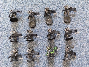 WARHAMMER 40k NECRONS IMMORTALS x12 GAUSS BLASTERS MINI PLASTIC GAMES WORKSHOP - Picture 1 of 4