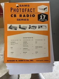 VINTAGE SAMS PHOTOFACT CB RADIO SERIA # 17 września 1968 - Zdjęcie 1 z 6