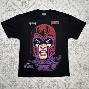 Gr. M Civil Regime Marvel Magneto Herren Oversize Schwarz Vintage Wash T-Shirt Neu - Bild 1 von 6