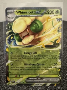 Whimsicott ex - 005/086 - SV: White Flare Double Rare Pokemon TCG - Picture 1 of 2