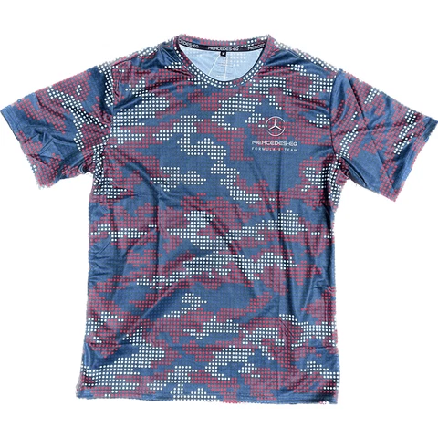 Mercedes Benz EQ Formula E S8 Men's Special Edition UK London GP T-Shirt - Camo Cover