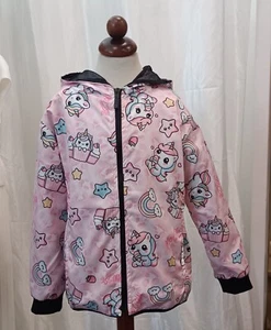 PINK UNICORN WINDPROOF MOUSSE JACKET - Picture 1 of 6