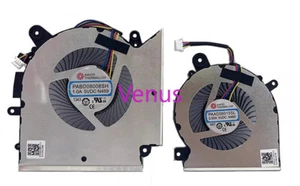 Laptop CPU GPU Cooling Fan for MSI MS-1582 MS-1583 MS-17L1 MS-17L2 - Picture 1 of 6