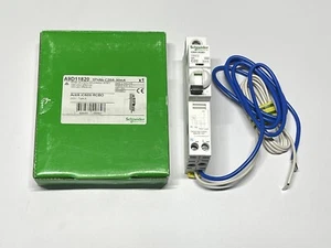 Schneider Acti9 iC60H RCBO 240V Type A 1P+Ns C20A 30mA 10kA Single Pole A9D11820 - Picture 1 of 8