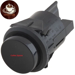 Push Button Momentaty SWITCH Round BLACK - 1 pole 16A 250v. 25mm hole size - Picture 1 of 3