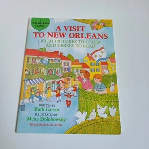 A Visit To New Orleans By Ruth Carvin Coloring Book Storybook  - Picture 1 of 4