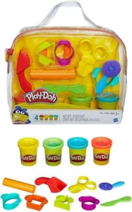 Play-Doh Creativity Kit with Reusable Storage Tote 9 Tools & 4 Colours - Picture 1 of 5