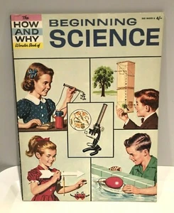 Vintage 1960 The How And Why Wonder Book Of Beginning Science Jerome J.Notkin SB - Picture 1 of 12