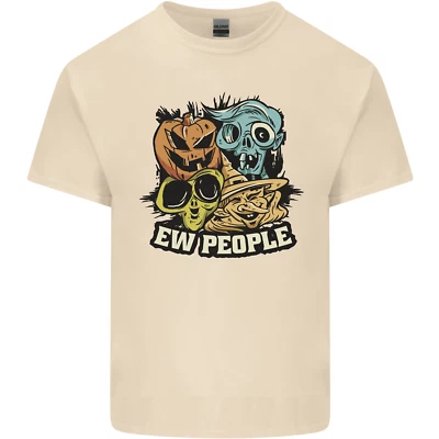 Ew People Drôle Halloween Extraterrestre Zombie Homme Coton T-Shirt - Photo 1/4