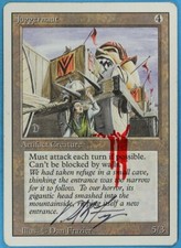 Juggernaut Revised PLD Uncommon Artist Signed Altered CARD (sa5007) ABUGames