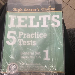 IELTS 5 Practice Tests, General Set 1: Tests No. 1-5: Vo... by Nicholson, Robert - Picture 1 of 2