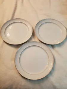 3 Pottery Barn CAMBRIA White Dinner Plates 12" Hand Crafted in Portugal PREMIUM - Picture 1 of 5