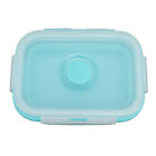 Collapsible Food Storage Container High Temperature Resistant Blue