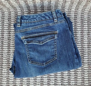 Talbots Petites Stretchjeans Damengröße 14P gerade 5-Pocket mittlere Waschung sehr guter Zustand - Bild 1 von 9