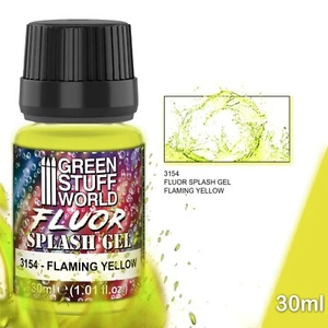 Green Stuff World Splash Gel - Flaming Yellow New - Picture 1 of 2