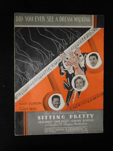 Did You Ever See A Dream Walking 1933 Sitting Pretty Sheet Music - Picture 1 of 3