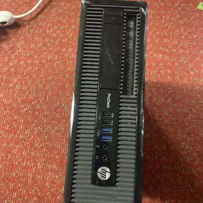 HP ProDesk 400 G1 SFF Intel i3 1gb RAM 500GB HDD No Os USB VGA B Grade Desktop - Image 1 of 4