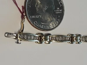 Bracelet - 10 k - Yellow Gold 7.559 grams- Diamond 0.70 Ctw. - 11/76 - Picture 1 of 7